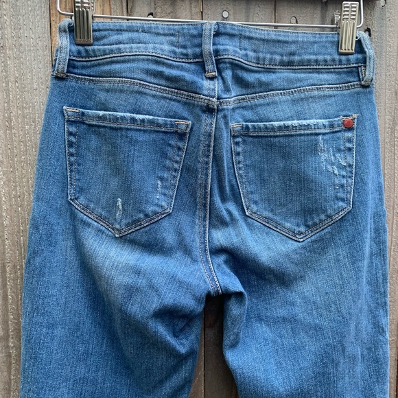 PacSun medium wash distressed low rise skinny jeans - Picture 4 of 4